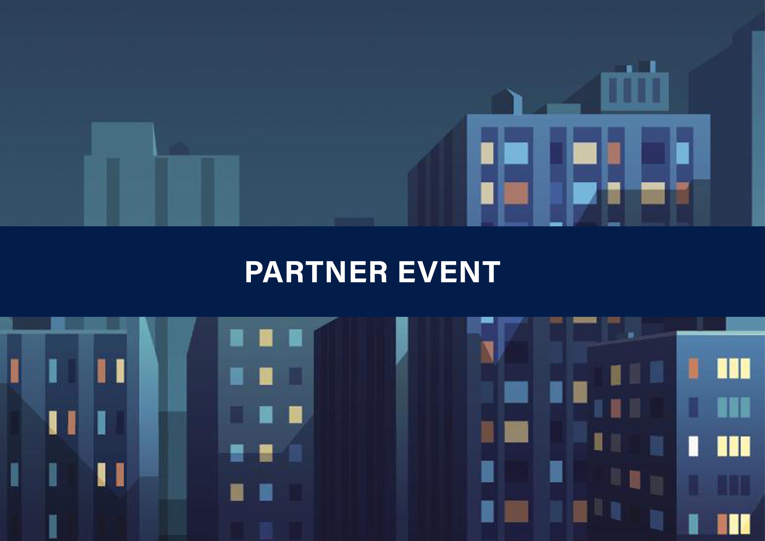 partner event: buildings at night