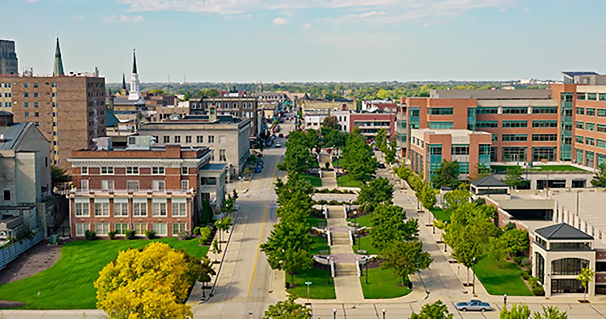 Richland Center WI cityscape 