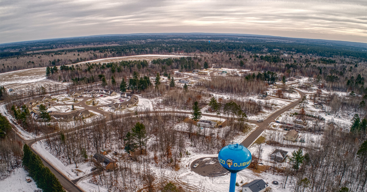 Overhead view of a Native Nation