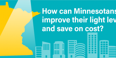 How can Minnesotans improve their light levels and save on cost?