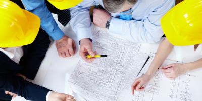 contractors discussing plans