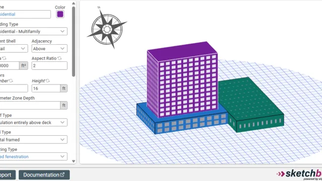 Image of a model created in Sketchbox. 